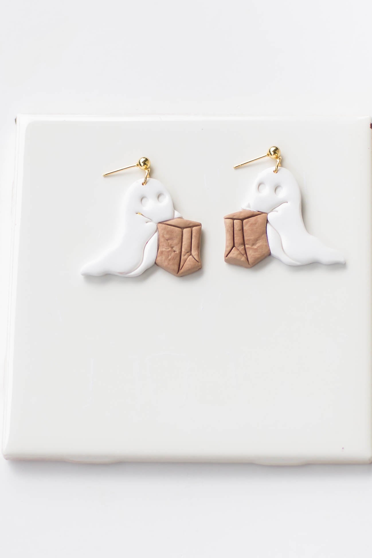 Trick or Treat Ghost Earrings