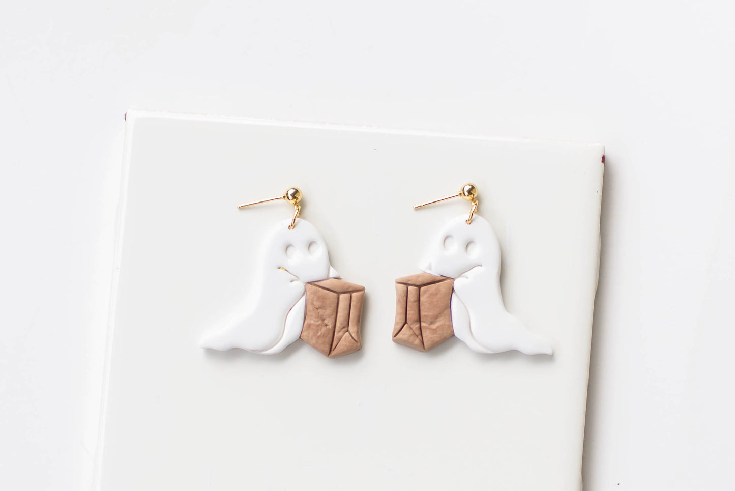 Trick or Treat Ghost Earrings