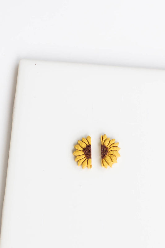 Sunflower Stud Earrings