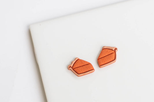 Pumpkin Pie Stud Earrings