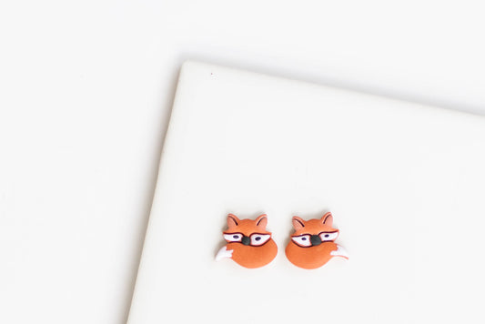Cute Fox Stud Earrings