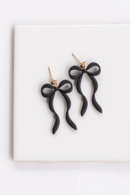 Skinny Bow Dangles