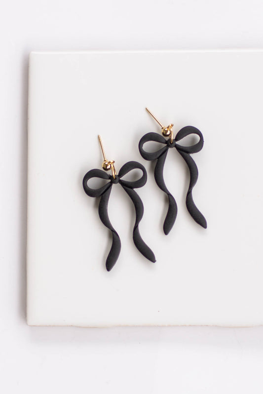 Skinny Bow Dangles