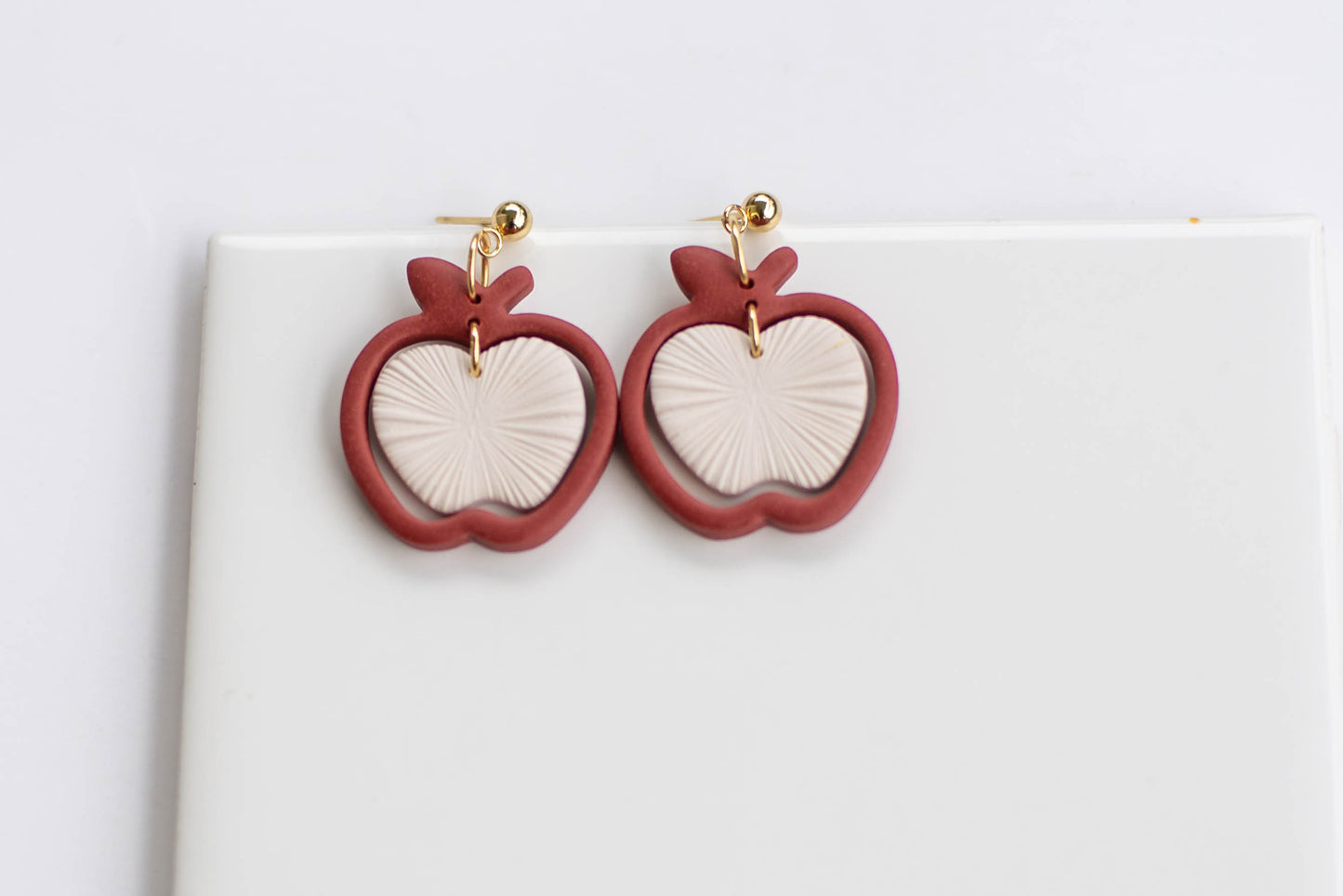 Apple Earrings | 24K Gold Plated