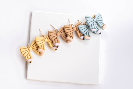 Bow Pencil Earrings