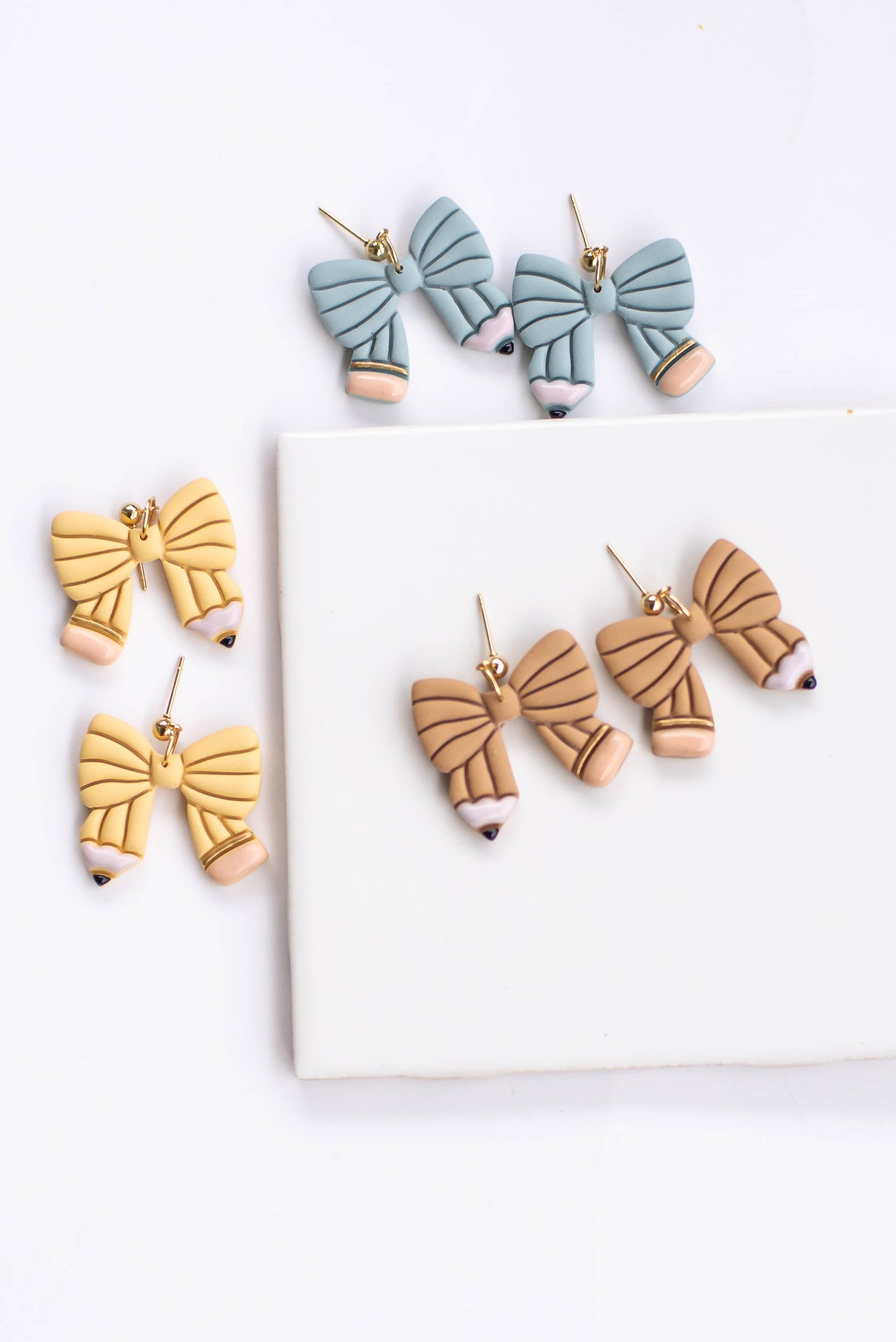 Bow Pencil Earrings