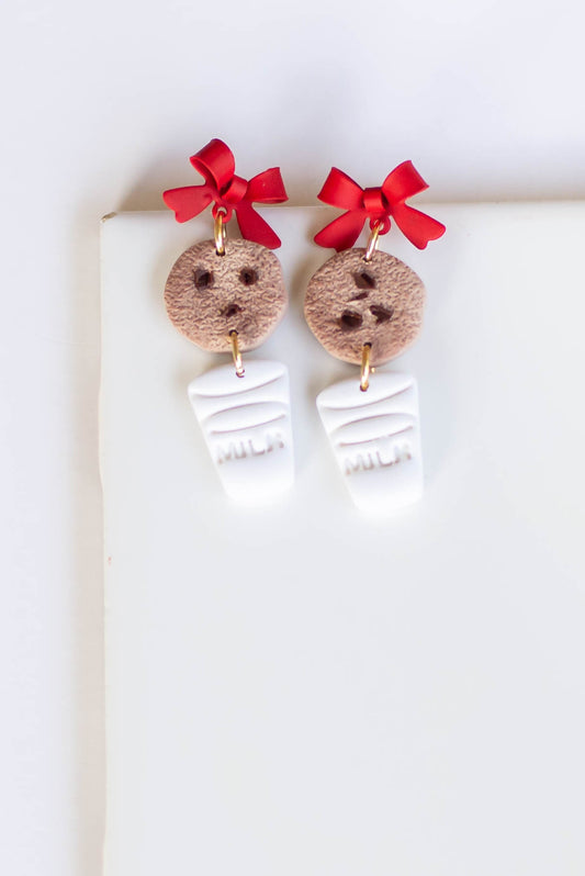 Milk and Cookie Earrings
