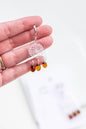Transparent Etched Earrings