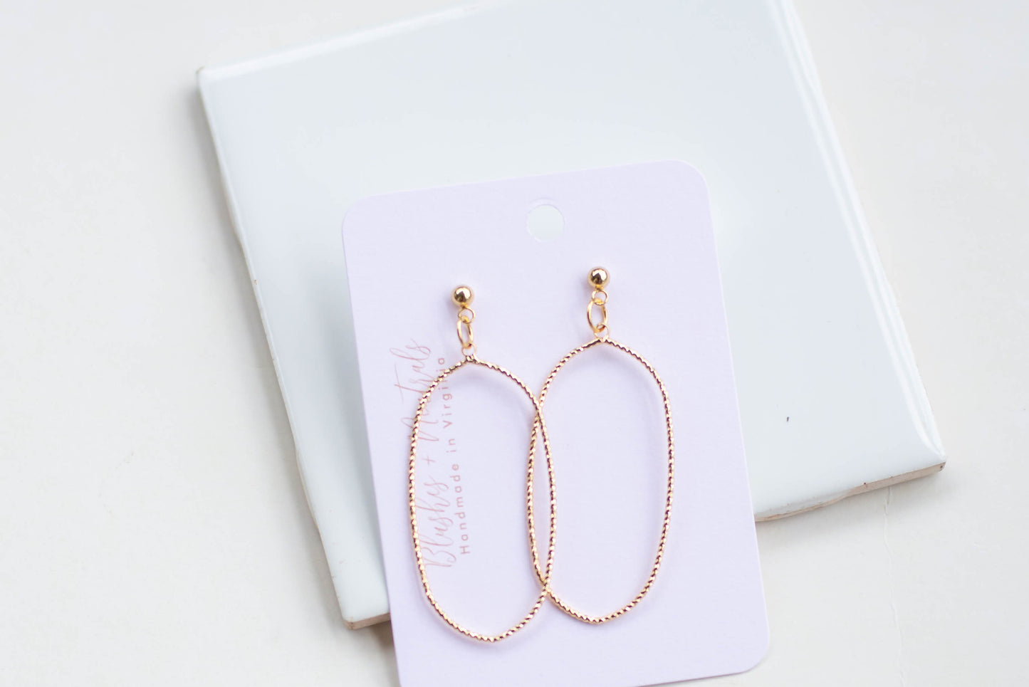 Large Gold Earrings