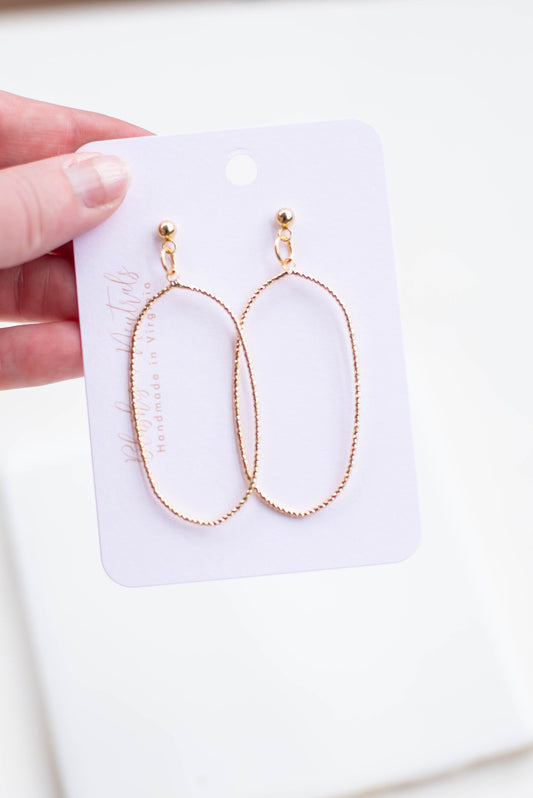 Large Gold Earrings