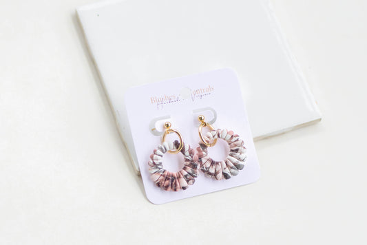 Scallop Dangles 24K Gold Plated