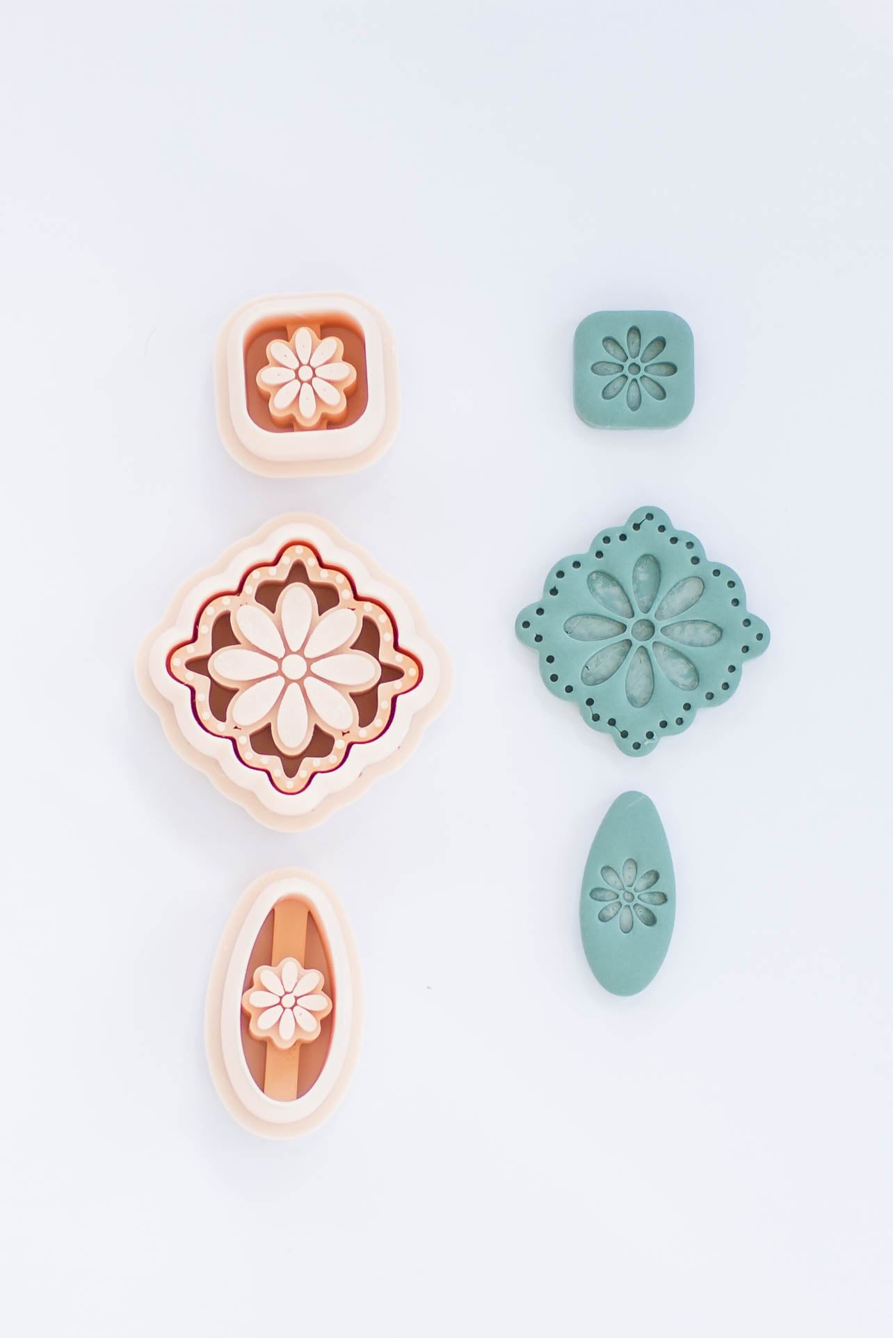 3 Piece Floral Clay Cutter Set