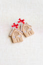 Gingerbread House Earrings