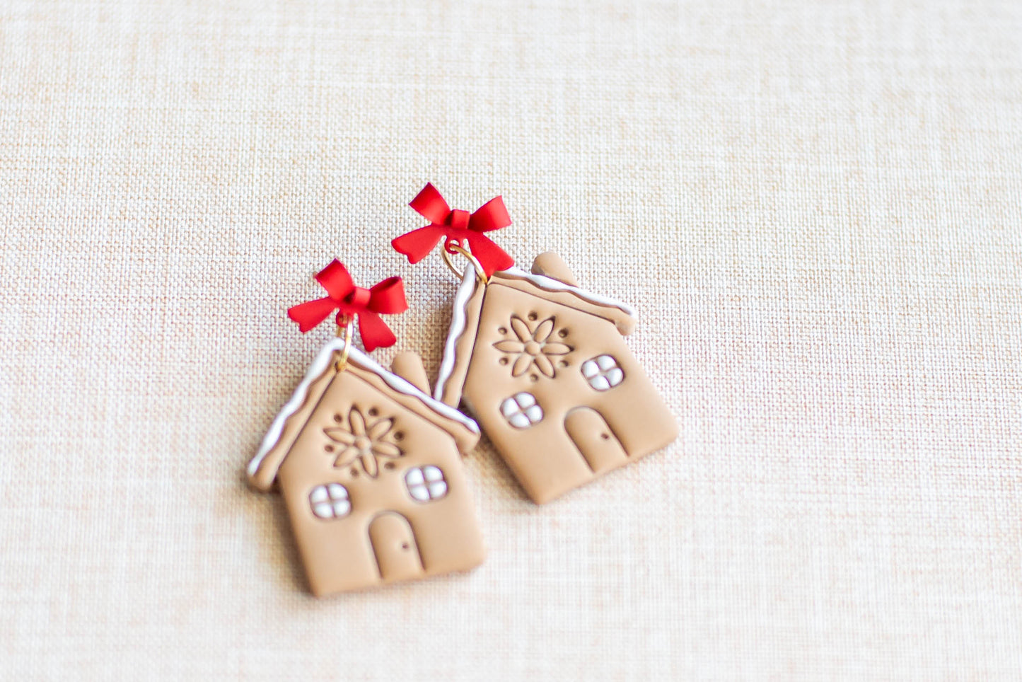 Gingerbread House Earrings