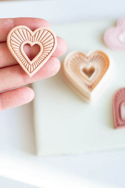 Geometric Large Heart Cutter