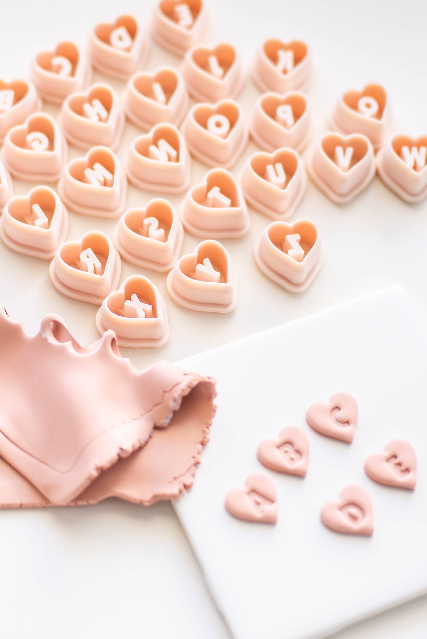 Heart Letter Set- SOLID Letter