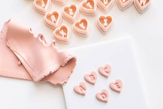 Heart Letter Set- SOLID Letter