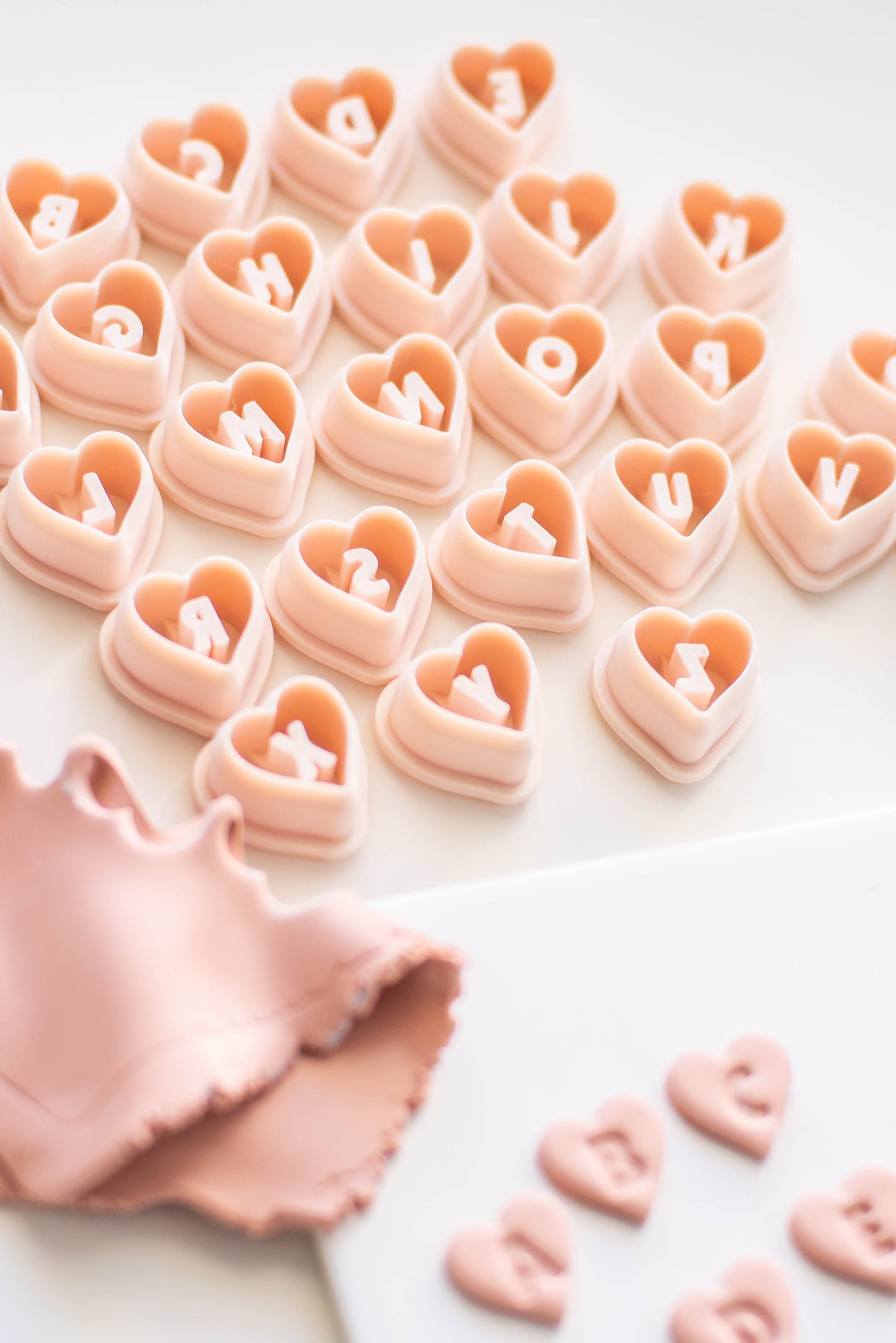 Heart Letter Set- SOLID Letter