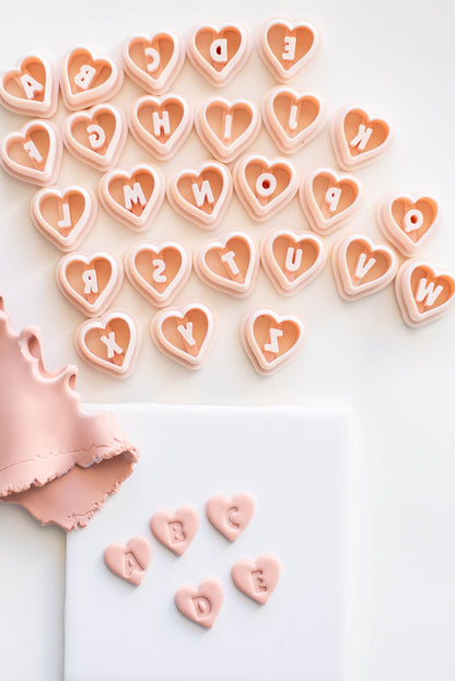 Heart Letter Set- SOLID Letter