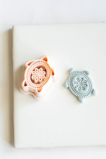 Floral Sea Turtle Cutter