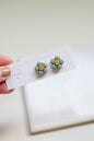Flower Stud Earrings | 18K Gold Plated | Nickel Free