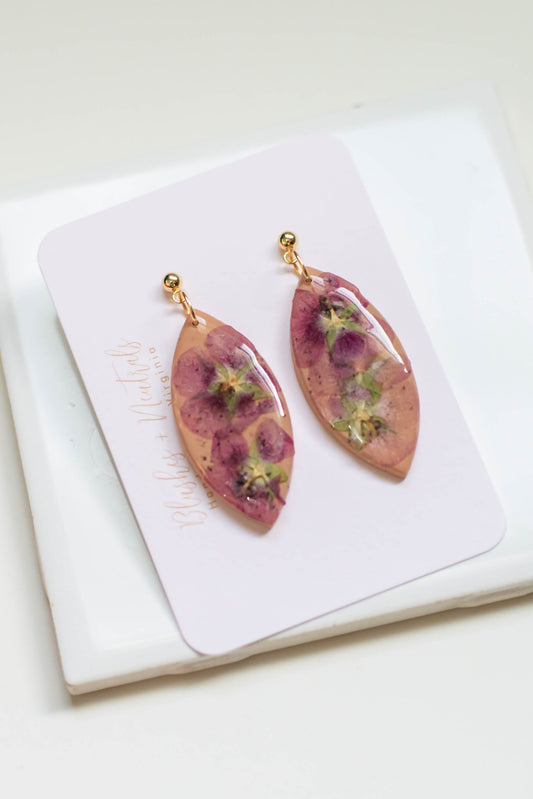 Pressed Floral Earrings