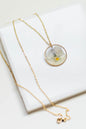 Handmade Pansy Necklace