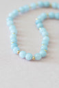 Light Blue Jade Gemstone Necklace