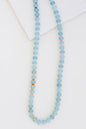 Aquamarine Dyed Jade Necklace