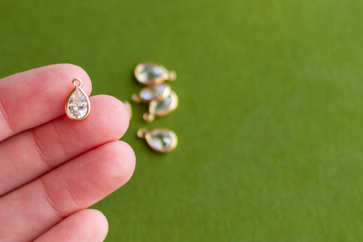 Small Gem Charm- 7 Pieces