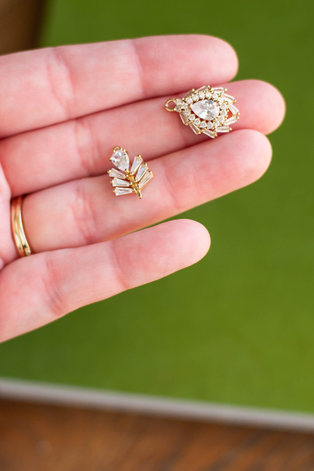Cubic Zirconia Charms **MUST READ DESCRIPTION