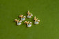 Adorable Gold Oyster & Starfish Charm- 4 Pcs.