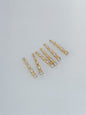 Gold Stick Charm- 6 Pcs.