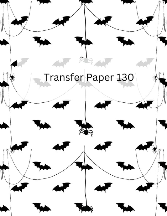 TP130 Halloween Bat Transfer Paper