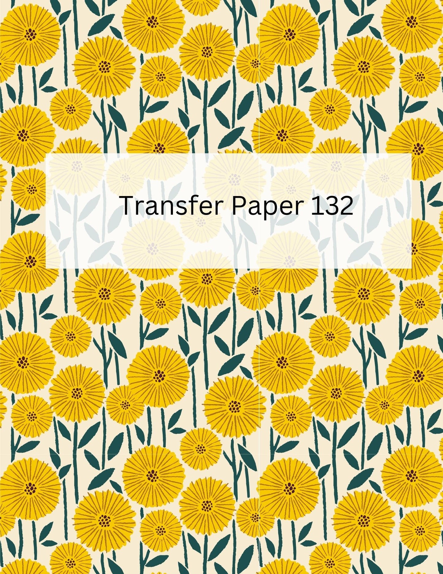 TP132 Sunflower Transfer Paper