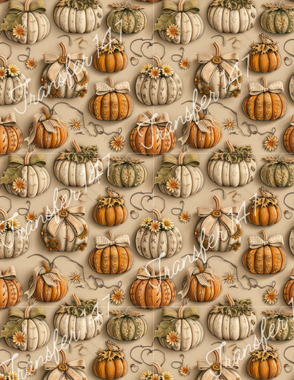 TP147 Pumpkin Transfer Paper