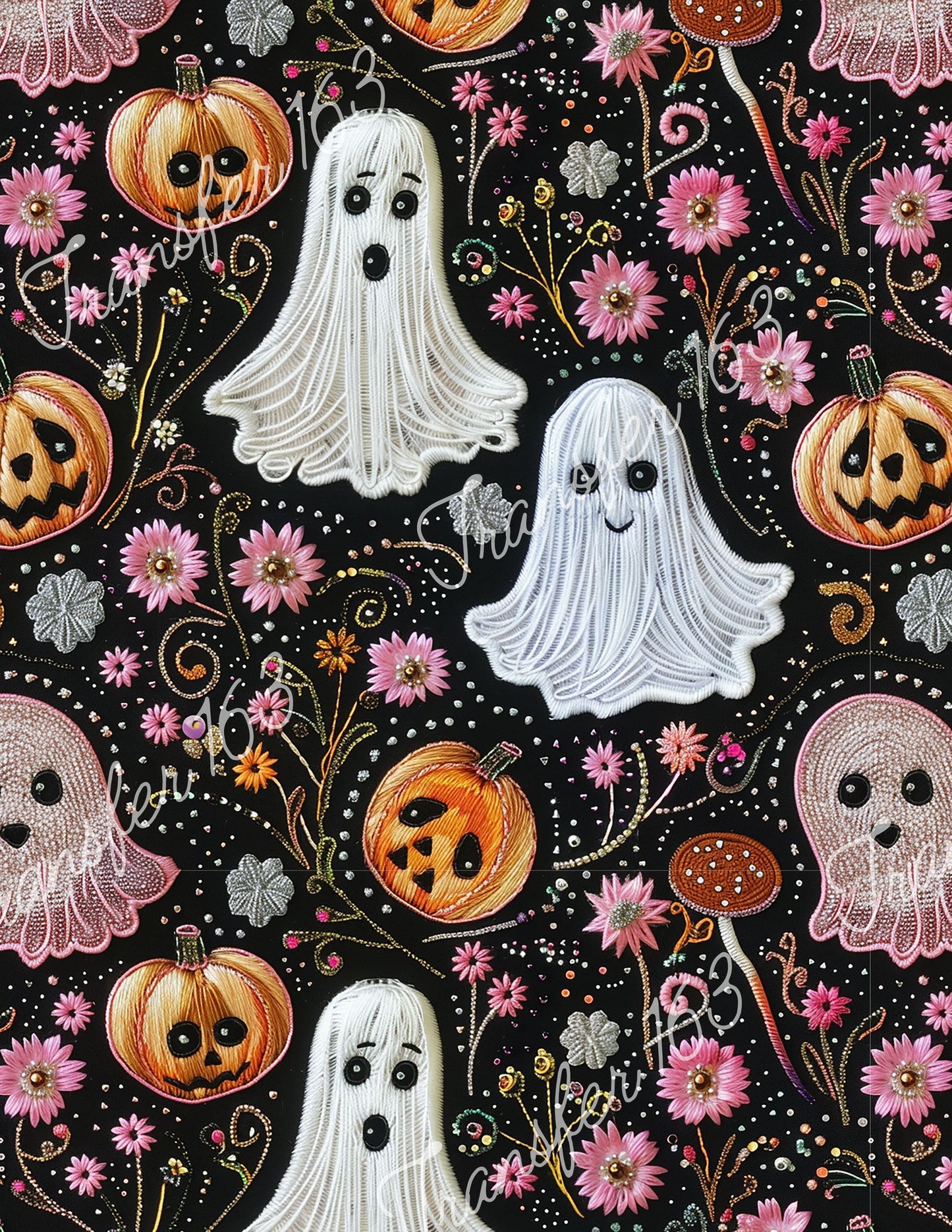 TP163 Embroidered Ghost Transfer Paper