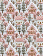 TP173 Pink Gingerbread House Image Transfer