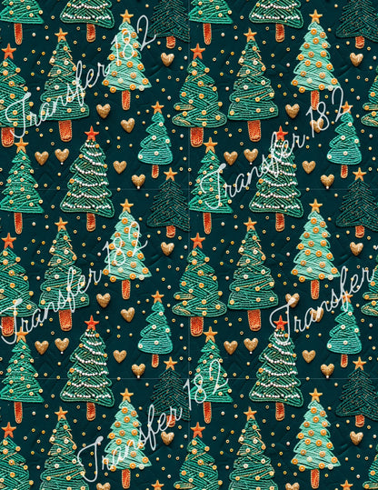 TP182- Christmas Tree Transfer Paper