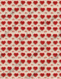 TP208 Knit Heart Transfer Paper