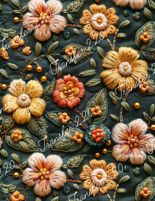 TP220 Floral Transfer Paper