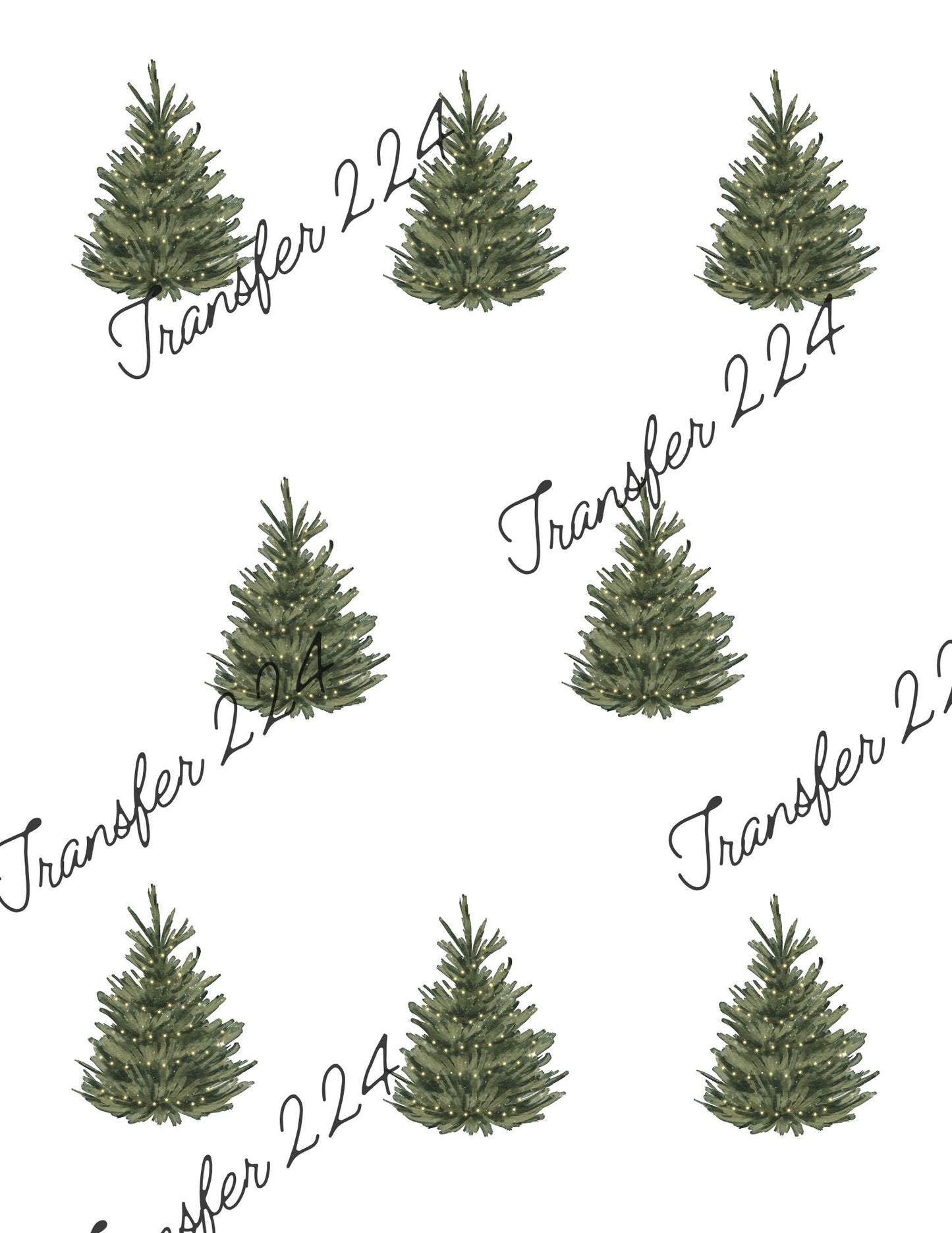 Christmas Tree Transfer & Matching Cutter