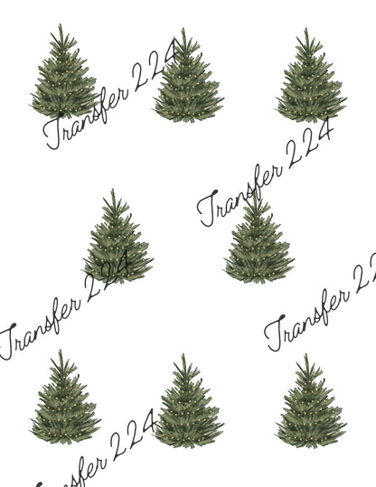 Christmas Tree Transfer & Matching Cutter