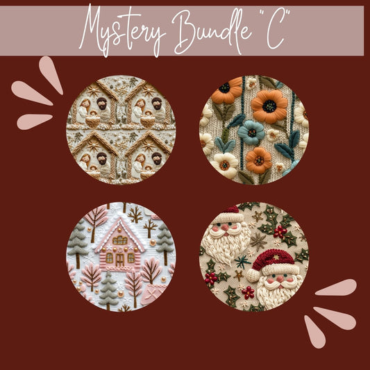 DOORBUSTER MYSTERY BUNDLE "C"- Embroidered Look Transfer Set