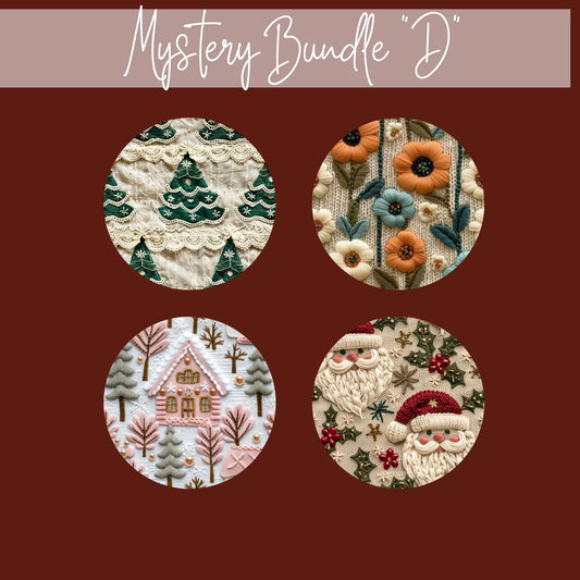 DOORBUSTER MYSTERY BUNDLE "D"- Embroidered Look Transfer Set