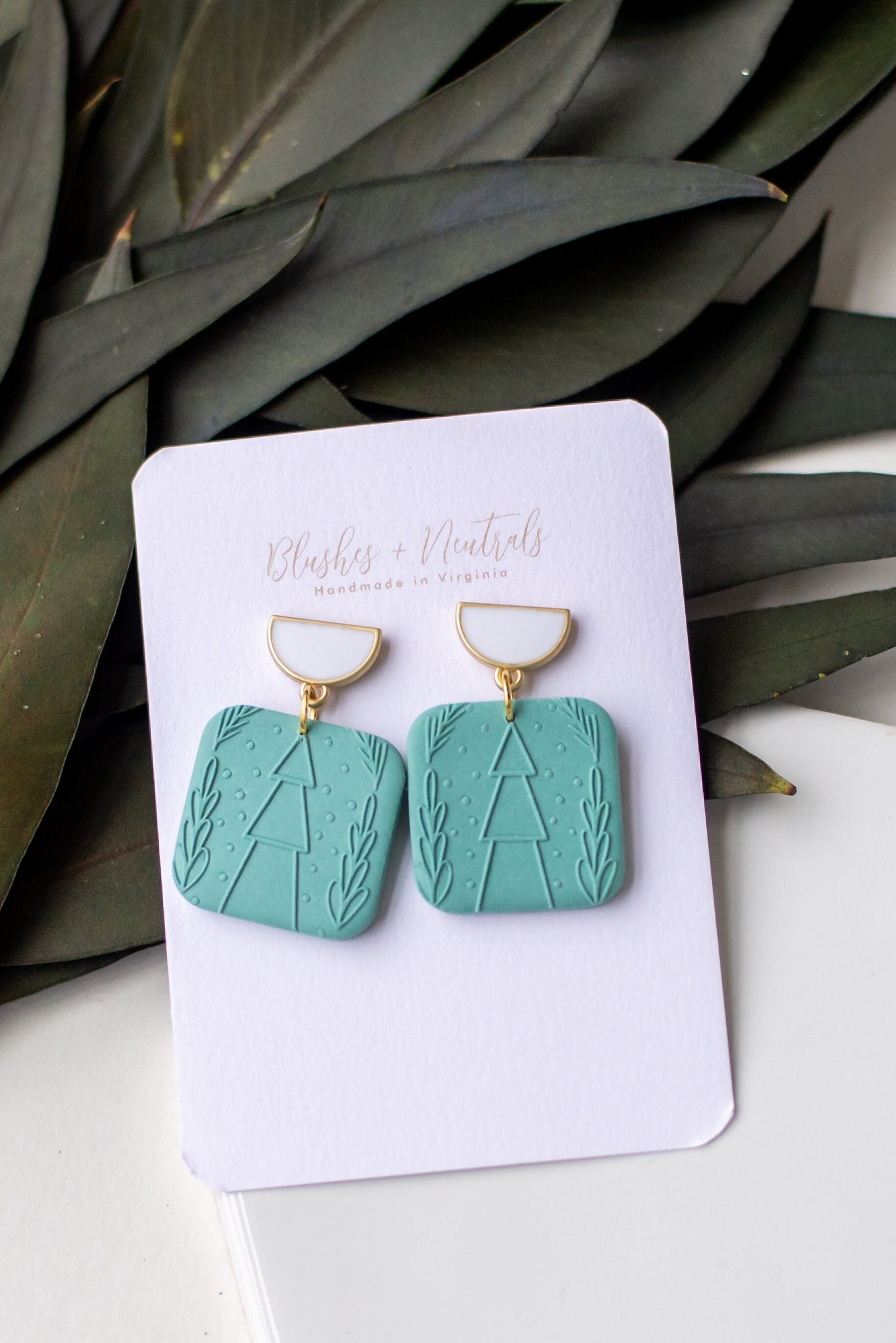 Christmas Clay Earrings