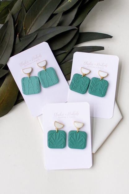 Christmas Clay Earrings