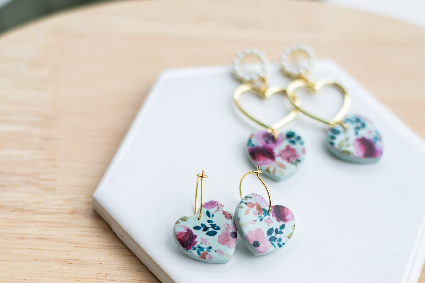 Pastel Valentines Day Earrings