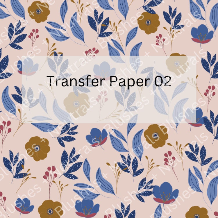 TP02- Floral Transfer Paper