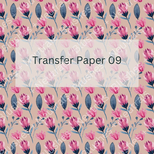 TP09- Pink Transfer Paper